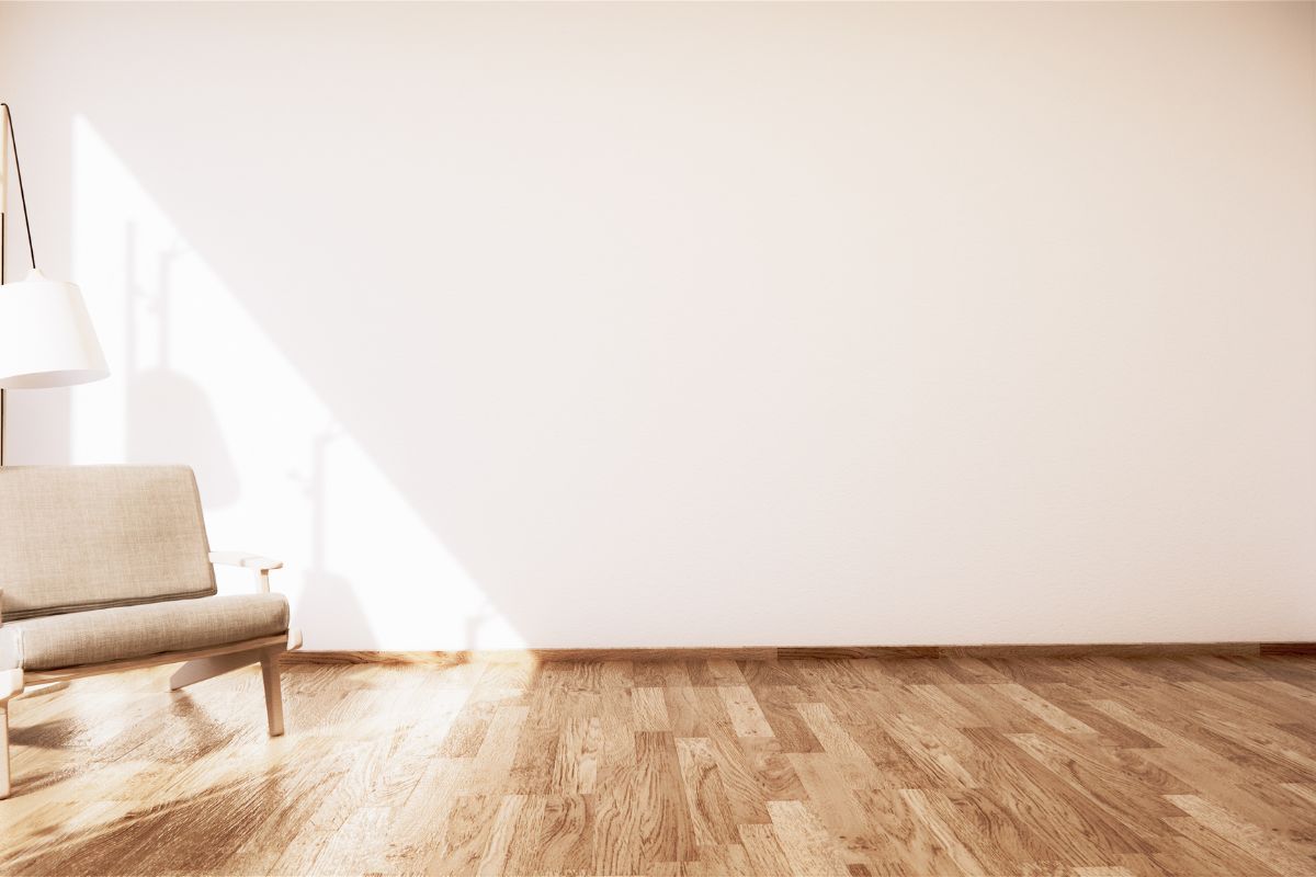 Beautiful wooden flooring in a room
